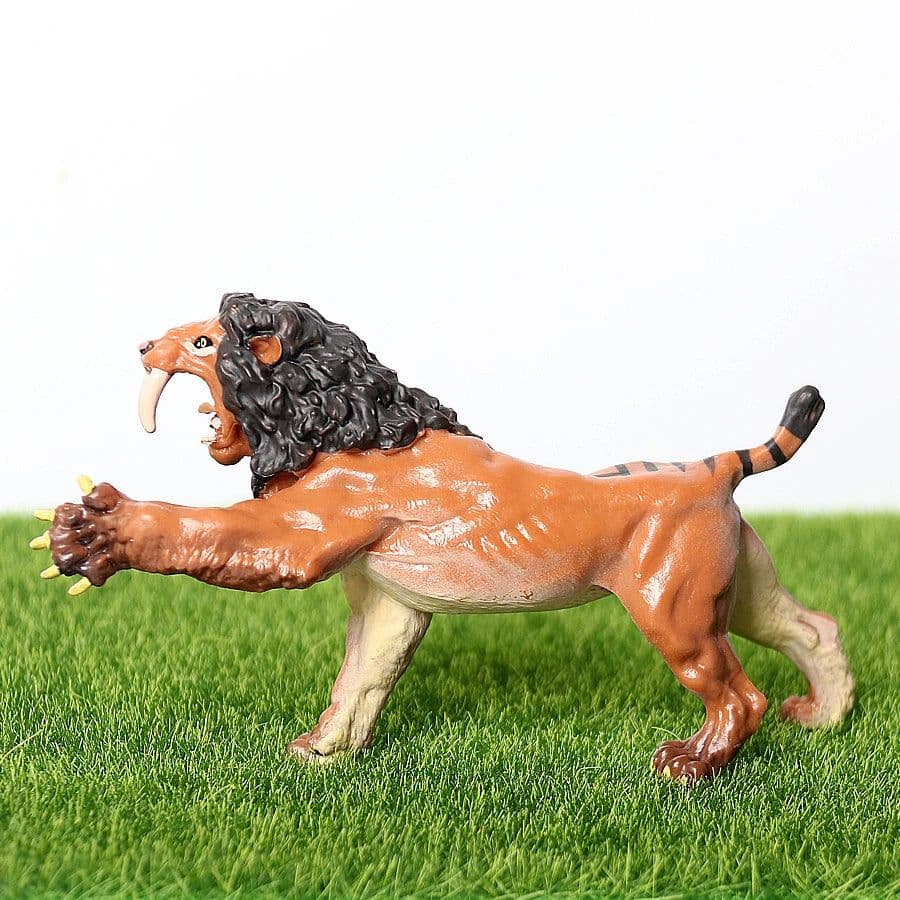 image-UTOMY Saber-Toothed Tiger & Lion Model - Educational Action Figure Toy