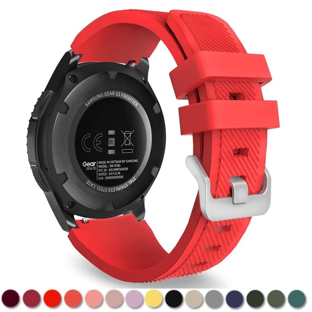 image-Lerxiuer Silicone Strap for Samsung Galaxy Watch 46mm | Comfort & Style