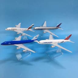 image-JASON TUTU Diecast Metal Model Aircraft - 1:400 Scale Plane for Collectors