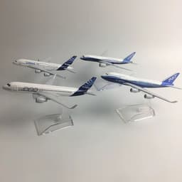 image-JASON TUTU Diecast Metal Model Aircraft - 1:400 Scale Plane for Collectors