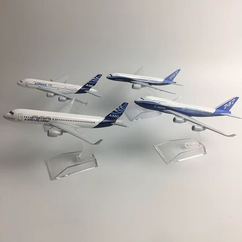image-JASON TUTU Diecast Metal Model Aircraft - 1:400 Scale Plane for Collectors