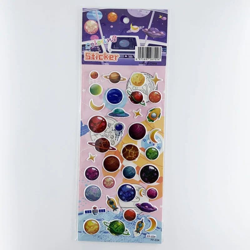 image-Monssjay Cartoon Stickers - Easy to Remove and Safe for Walls - 4 Sheets Set