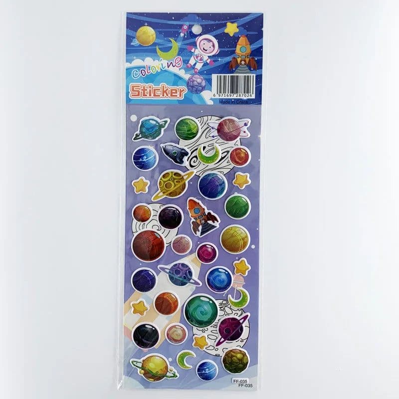 image-Monssjay Cartoon Stickers - Easy to Remove and Safe for Walls - 4 Sheets Set