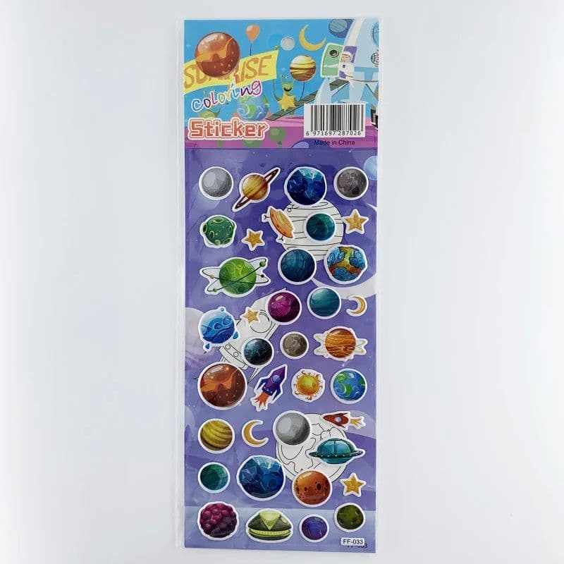 image-Monssjay Cartoon Stickers - Easy to Remove and Safe for Walls - 4 Sheets Set