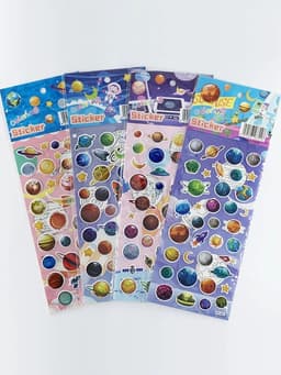 image-Monssjay Cartoon Stickers - Easy to Remove and Safe for Walls - 4 Sheets Set