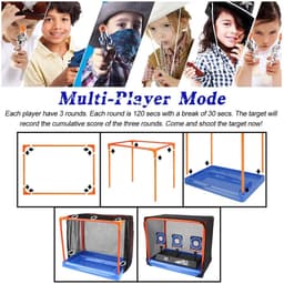 image-SYSTECH Electric Auto-Reset Target - Fun for Nerf Toy Gun Enthusiasts