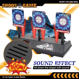 image-SYSTECH Electric Auto-Reset Target - Fun for Nerf Toy Gun Enthusiasts