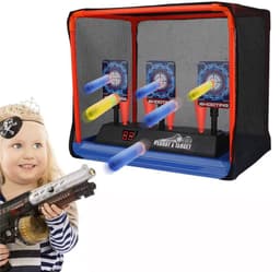 image-SYSTECH Electric Auto-Reset Target - Fun for Nerf Toy Gun Enthusiasts