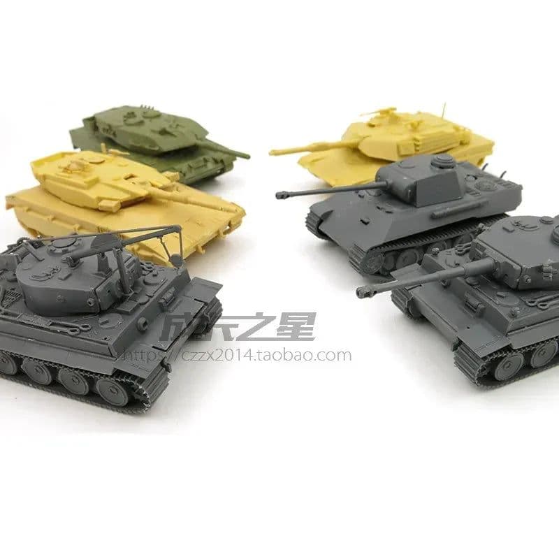 image-GRAPMAN 1:72 Military Model Tank Kit - Assembled WWII German Vehicle