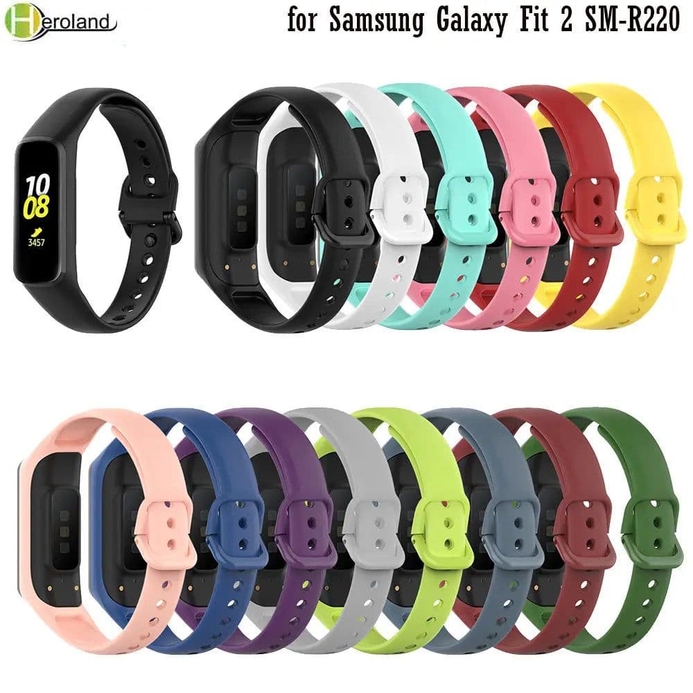 image-Hero Iand Silicone Sport Strap for Samsung Galaxy Fit 2 - Adjustable & Lightweight