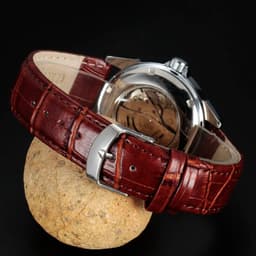 image-WOONUN Luxury Skeleton Automatic Mechanical Wristwatch for Business