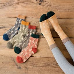 image-LPZBMHSOCK Thick Wool Autumn Stockings - Warmth & Style for Winter