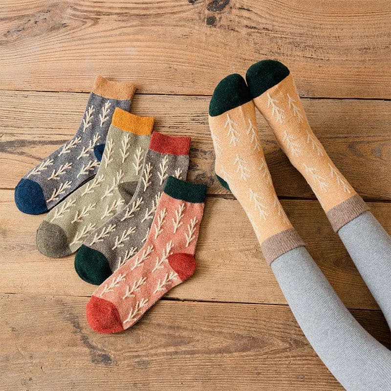 image-LPZBMHSOCK Thick Wool Autumn Stockings - Warmth & Style for Winter