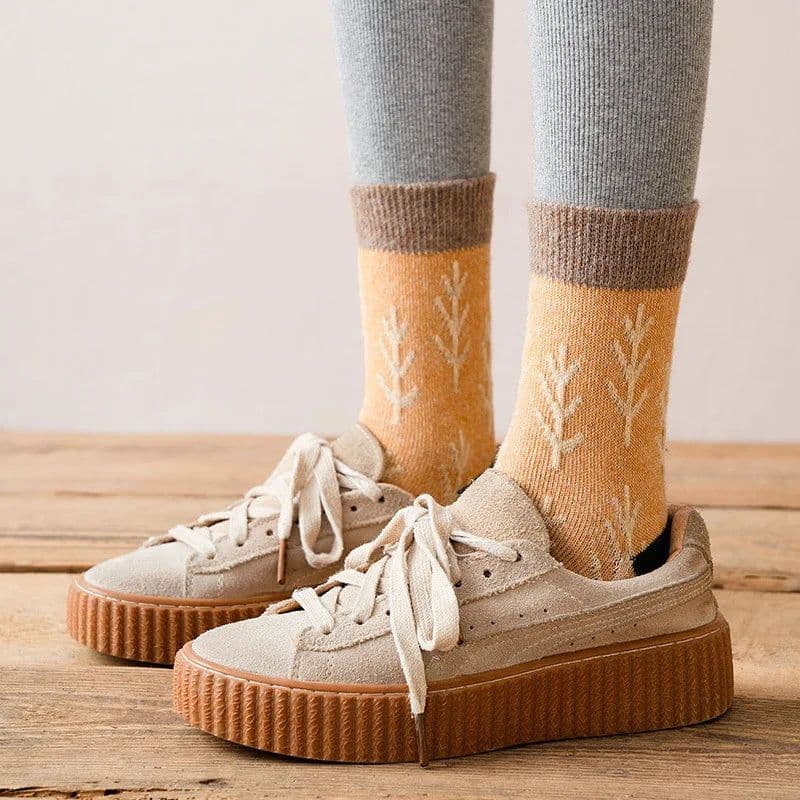 image-LPZBMHSOCK Thick Wool Autumn Stockings - Warmth & Style for Winter
