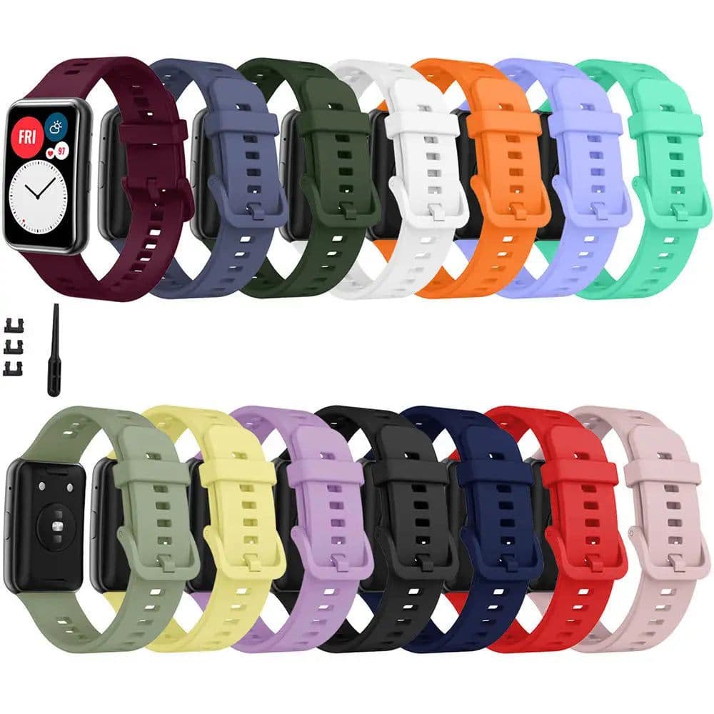 image-Hero Iand Silicone Watchband for Huawei Watch Fit - Breathable & Durable Strap