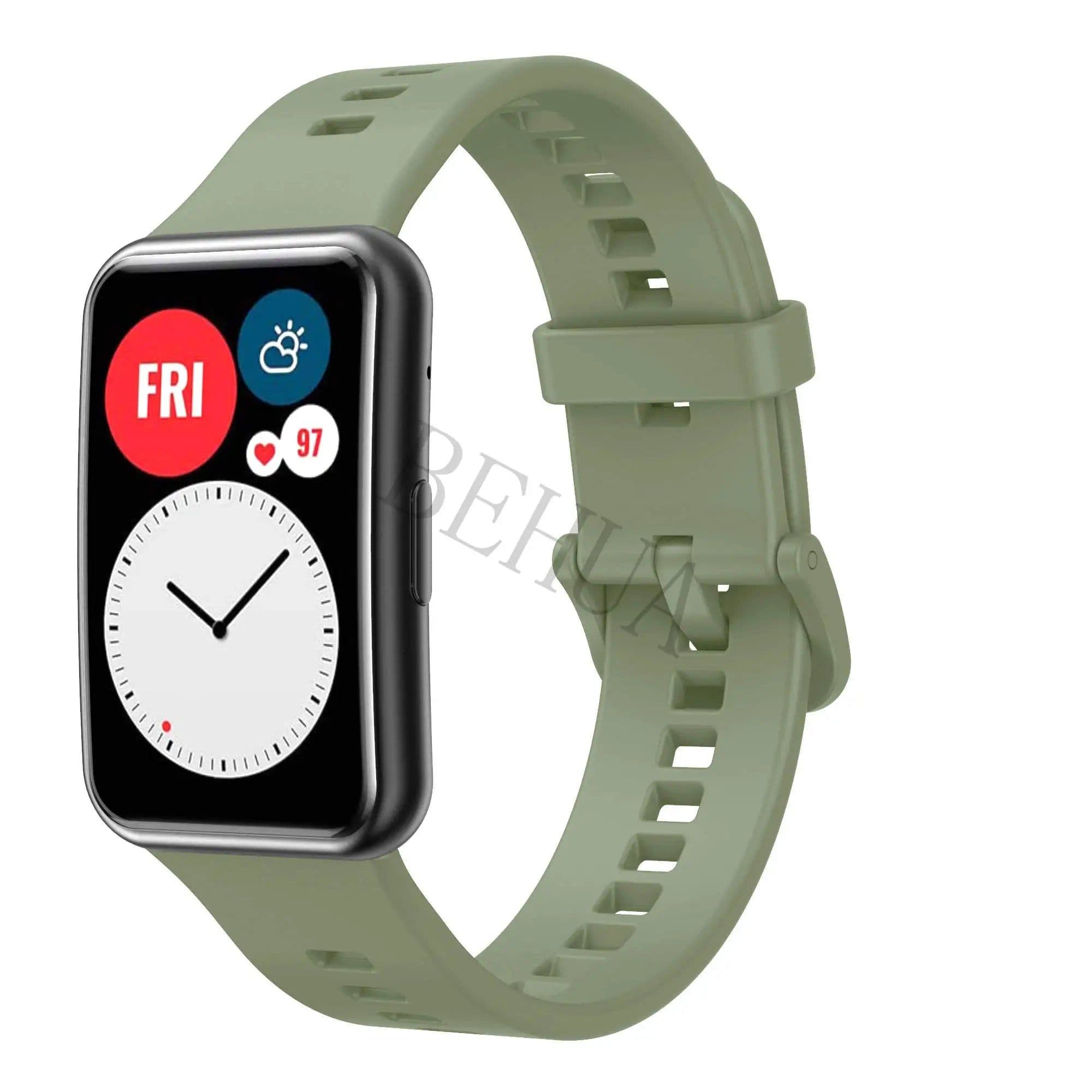 image-Hero Iand Silicone Watchband for Huawei Watch Fit - Breathable & Durable Strap