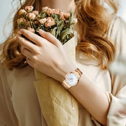 image-Hannah Martin Quartz Movement Watch - Elegant Design & Water Resistant