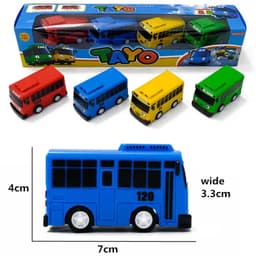 image-HZFZ Tayo Mini Bus Set – Engaging Toy Cars for Kids' Playtime Fun