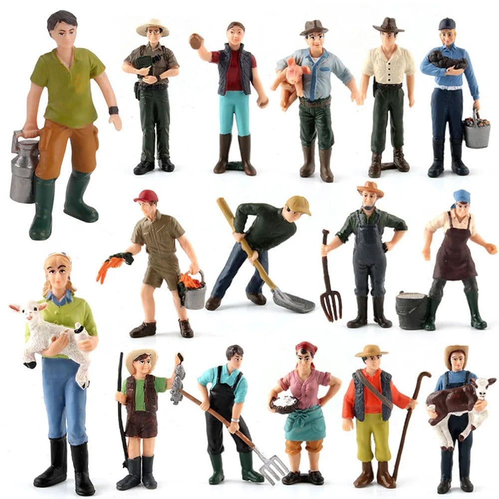 image-Farm Human Figure Model - Realistic PVC Toy for Home Decor and Gifts