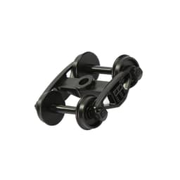 image-Evemodel HO Scale Plastic Railway Bogies - 12 Durable Wheels Set
