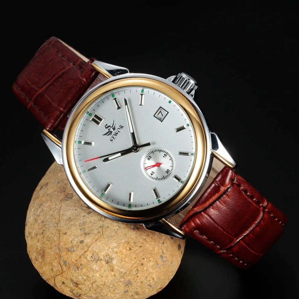 image-Casual Sewor Luxury Skeleton Watch - Automatic Mechanical Wristwatch