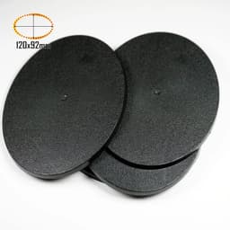 image-Wargame Base World 120x92mm Oval Bases for Wargaming Miniatures