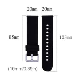 image-JAVRICK Adjustable 20mm Silicone Watch Strap for Kids Smart Watches