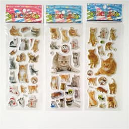 image-HZFZ Colourful Animal Stickers - Fun Doodle Toys for Kids - 6pcs Set