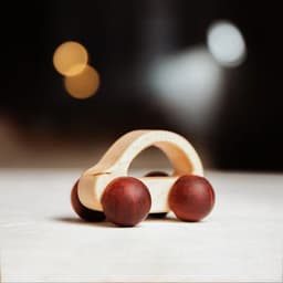 image-Baby Carrier Wooden Car Blocks - Educational Beech Wood Toys for Children