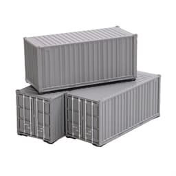 image-HO Scale Model Container 1:87 - Realistic Freight for Railway Layouts