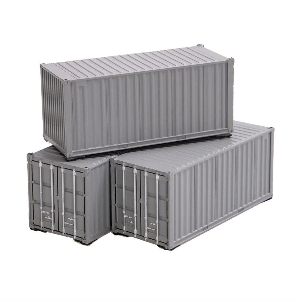 image-HO Scale Model Container 1:87 - Realistic Freight for Railway Layouts