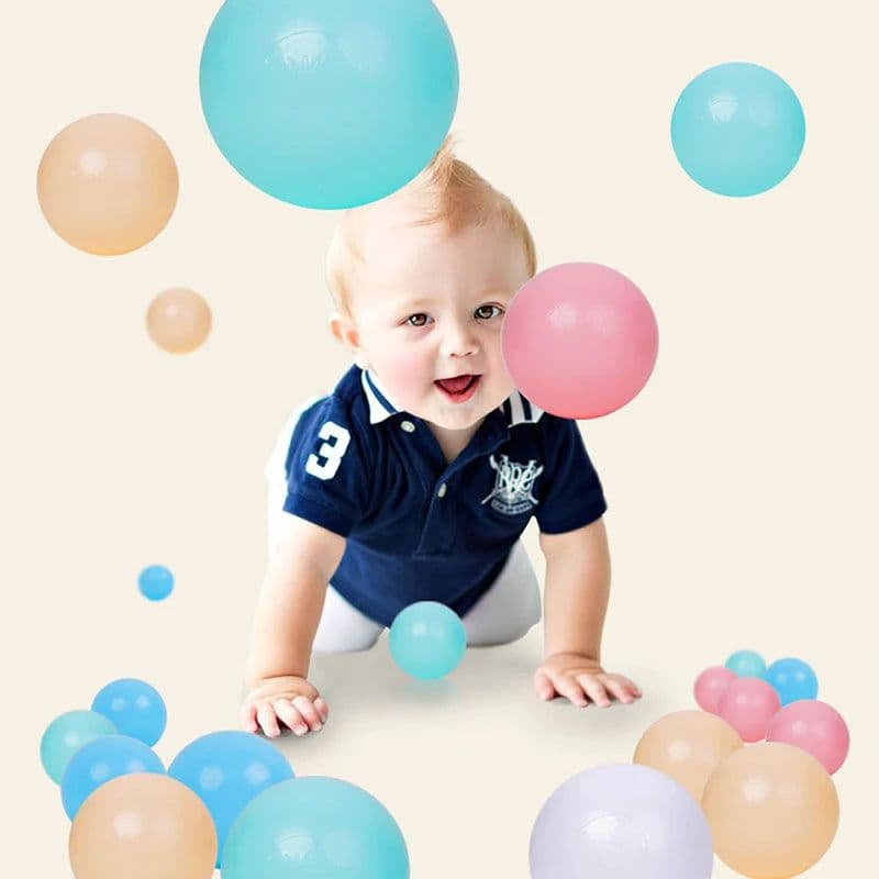 image-PANGDUBE Eco-Friendly Ocean Balls for Ball Pits - Safe Play for Kids
