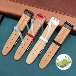 image-ZETHYDUM Genuine Leather Wrist Strap – Durable & Stylish Watchband 17mm 19mm