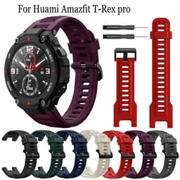 image-Silicone Springy Strap for Huami Amazfit T-Rex Pro - Comfort & Style