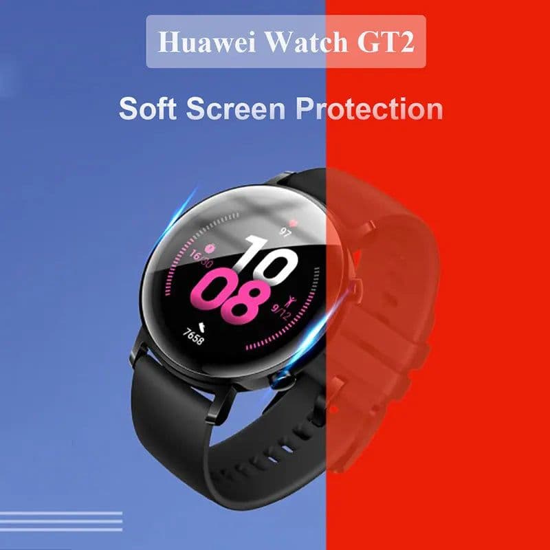 image-JLGroppod Scratch Proof TPU Screen Protector for Huawei Watch GT 2 Series