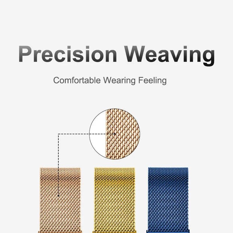 image-JLGroppod Milanese Watchband for Amazfit - Stylish & Durable 20mm Strap