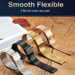 image-JLGroppod Milanese Watchband for Amazfit - Stylish & Durable 20mm Strap