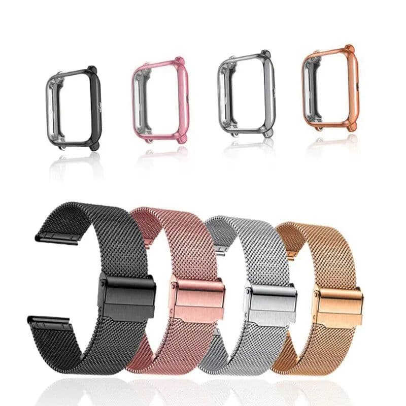 image-JLGroppod Milanese Watchband for Amazfit - Stylish & Durable 20mm Strap