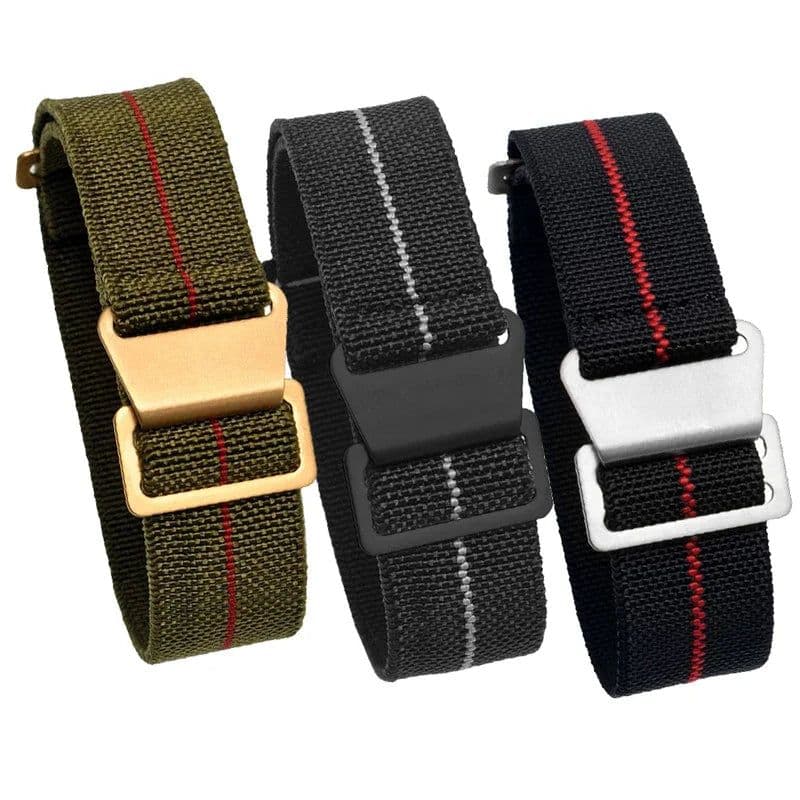 image-UYRBKS Nylon Elastic Watch Strap 20mm 22mm for Smart and Traditional Watches