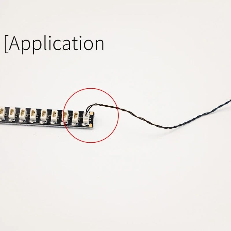 image-Kyglaring 0.8MM 2 Pin Connecting Cable for LED Light Kit & Lego Compatibility
