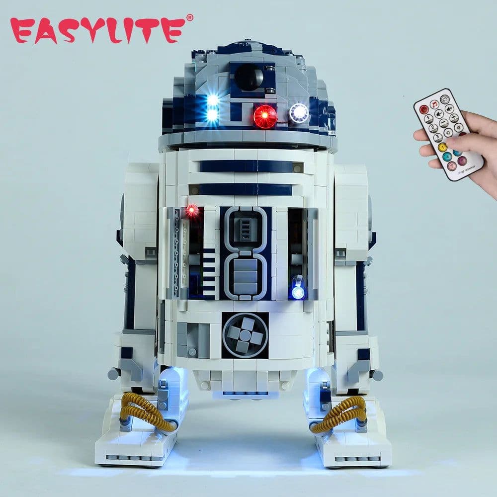 image-EASYLITE LED Lighting Kit for R2-D2 Model - Brighten Your Collectible
