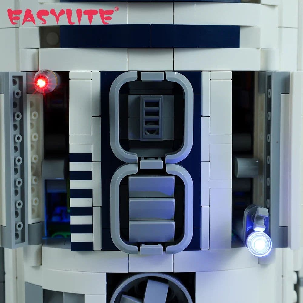 image-EASYLITE LED Lighting Kit for R2-D2 Model - Brighten Your Collectible