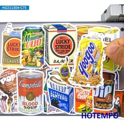 image-HOTEMPO Multicolour PVC Stickers - High-Quality Art for Various Surfaces
