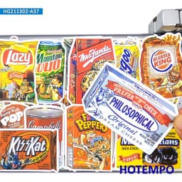 image-HOTEMPO Retro Art Stickers - Waterproof & Reusable for Various Surfaces