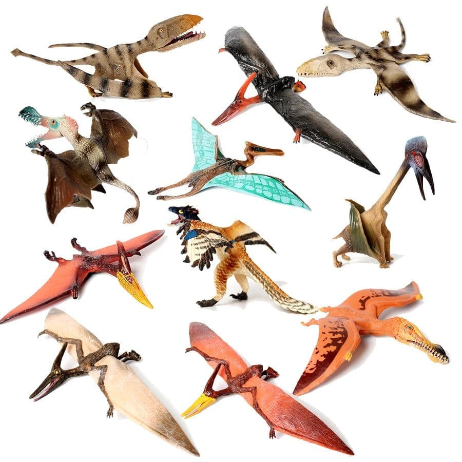 image-SamKaLa Pteranodon Model - Realistic PVC Dinosaur Figure for Collectors