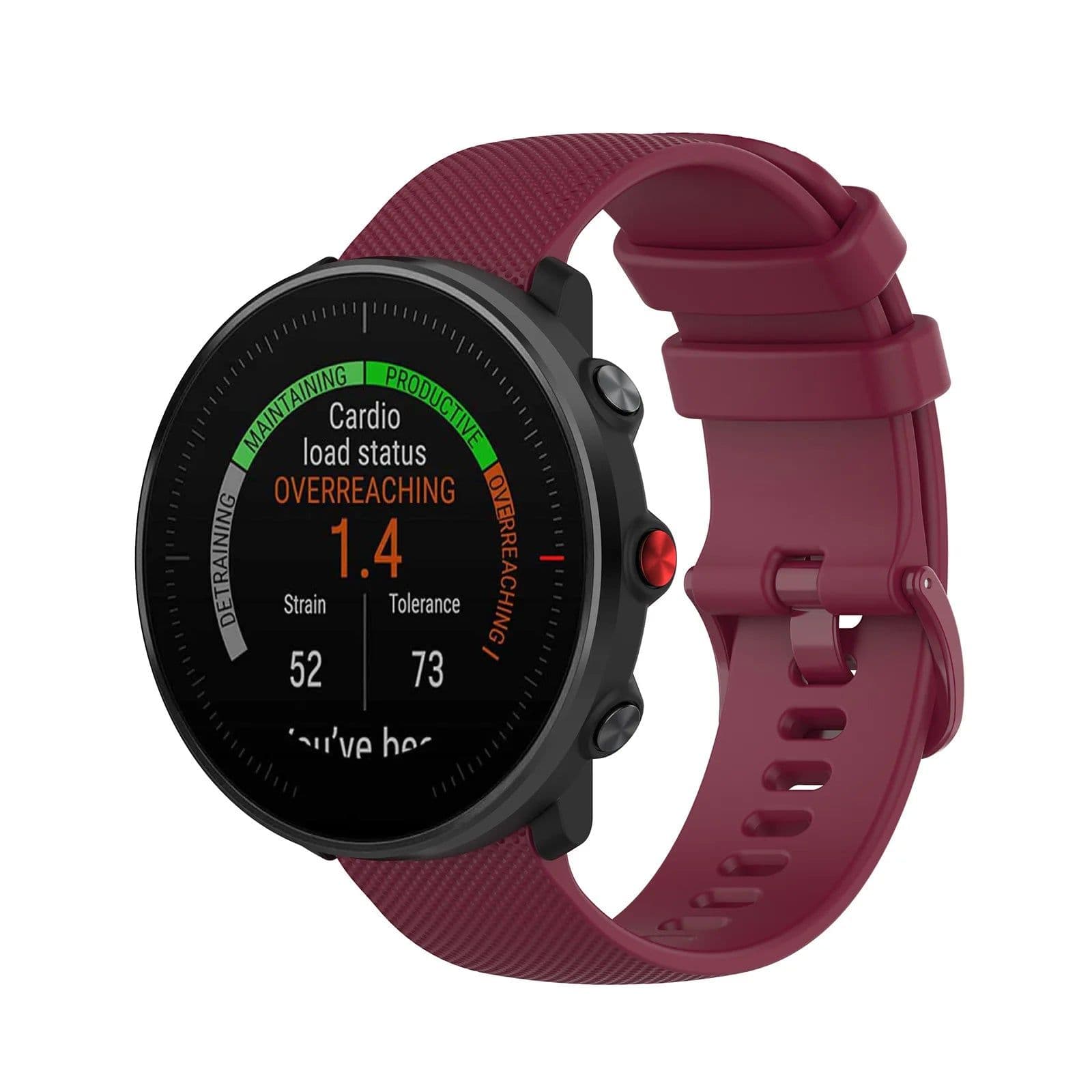 image-ZENHEO Adjustable Silicone Watchband - Comfort & Durability for Polar & Ticwatch