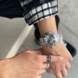 image-Reef Tiger RGA703 Sport Watch - Luminous Automatic Steel Bracelet Timepiece