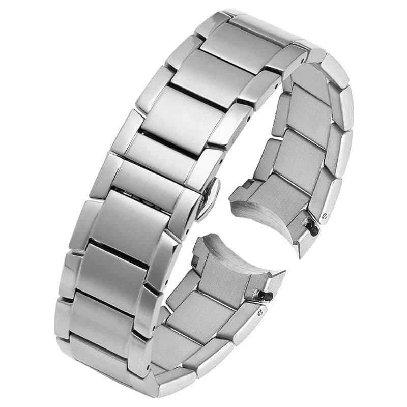 image-ZETHYDUM Stainless Steel Watchband - Durable, Stylish, 22mm Strap