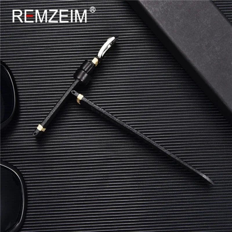 image-REMZEIM Leather Watchbands - Stylish Colours & Durable Design - 18-24mm