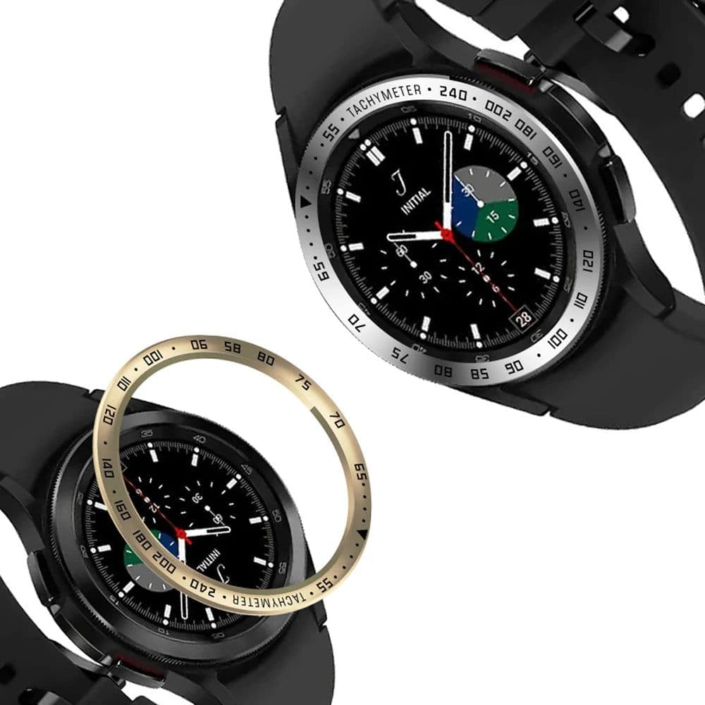 image-UIENIE Stylish Bezel Ring for Samsung Galaxy Watch 4 Classic 46mm - Unique Design